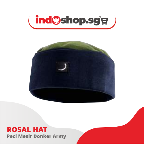 Hajj Cap | PRIA Afghan Cap - Rosal Hat Cap - Men | Rosal Peci Lipat Mesir Rosalhat Peci Sholat Kopiah