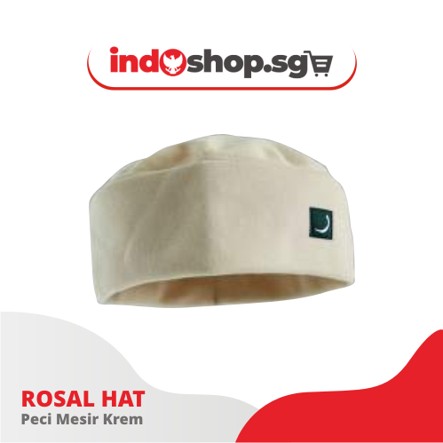 Hajj Cap | PRIA Afghan Cap - Rosal Hat Cap - Men | Rosal Peci Lipat Mesir Rosalhat Peci Sholat Kopiah