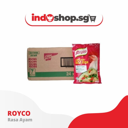 WHOLESALE Royco Bumbu Penyedap Rasa Kaldu Ayam dan Kaldu Sapi 250gr (1 Carton 24 packs)