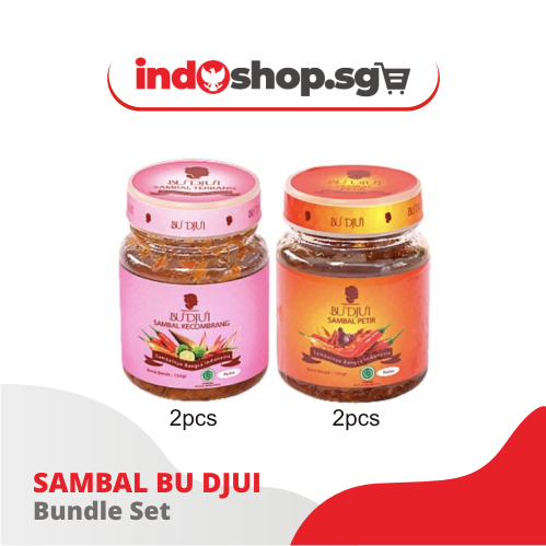 Chili Paste Ready to eat | Sambal Bu Djui | Mercon | Peda | Kecombrang | Petir | Cumangi | Pingit #indoshop#