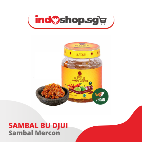 Chili Paste Ready to eat | Sambal Bu Djui | Mercon | Peda | Kecombrang | Petir | Cumangi | Pingit #indoshop#