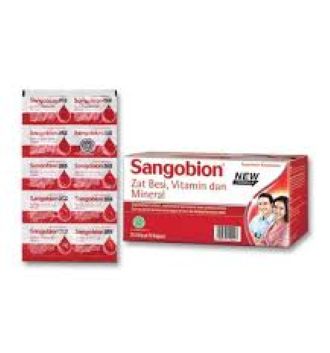 Sangobion capsul 1 strip