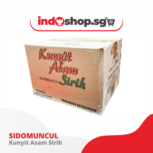 WHOLESALE Sido Muncul Kunyit Asam | Kunyit Asam Sirih | Kunyit Asam Fiber - 1 Carton