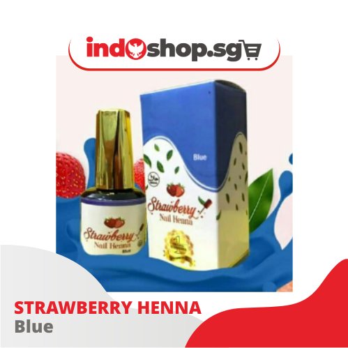 Strawberry Henna Nail Polish | Inai Kuku Halal 14 ml