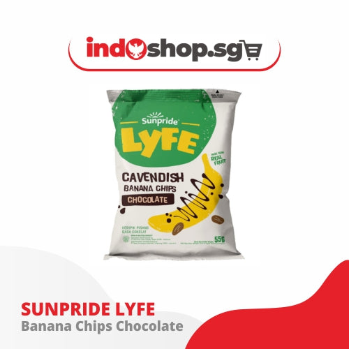Sunpride Lyfe Cavendish Banana Chips Rasa Chocolate
