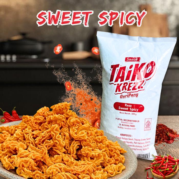 🐙 TAIKO KREZZ GURIPANG 500G 🐙 🔥 OCTOPUS ROASTED CRISPY SNACK 🔥