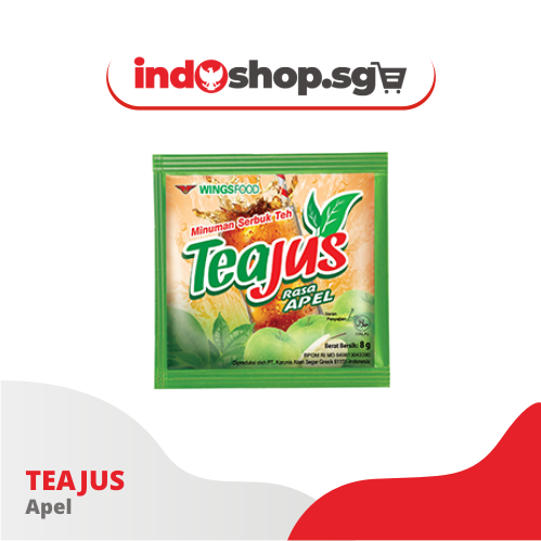 TeaJus Instant Tea Apple Jasmine Melon Honey 10 sachets