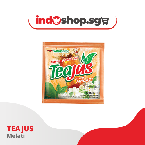 TeaJus Instant Tea Apple Jasmine Melon Honey 10 sachets