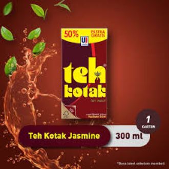 Teh Kotak Jasmine Tea 300ml - Authentic Indonesian Refreshment | Best Cold Drink for Anytime & Anywhere!