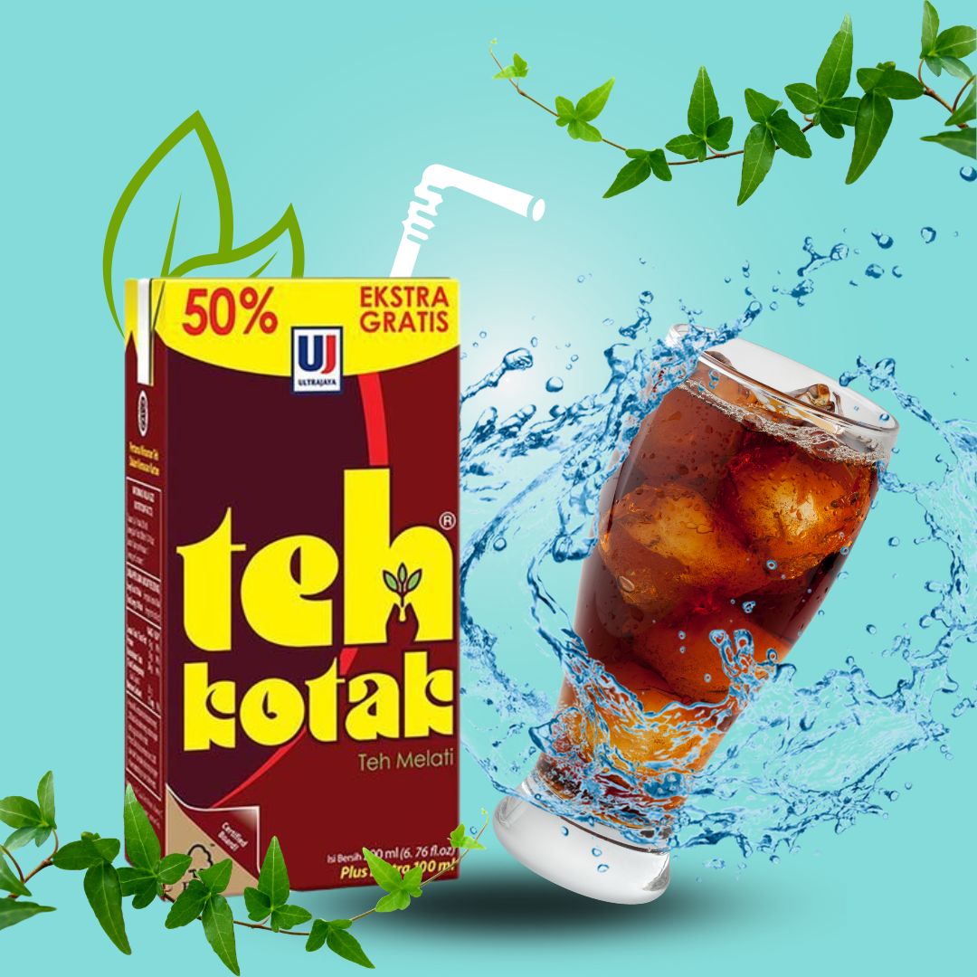 Teh Kotak Jasmine Tea 300ml - Authentic Indonesian Refreshment | Best Cold Drink for Anytime & Anywhere!