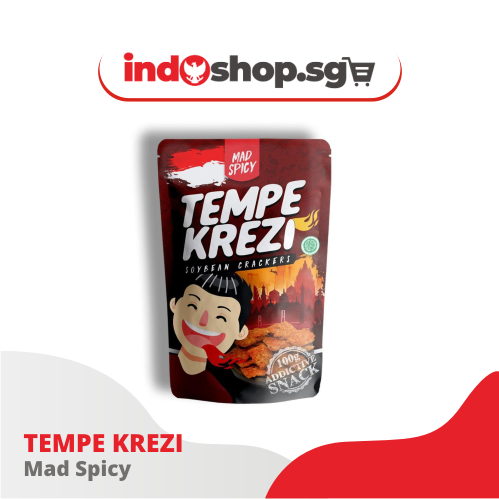 Keripik Tempe Krezi 100 gr | Tempe Chips | Tempeh Chips | Indonesian Tempe Chips | Indonesian Tempe Chips