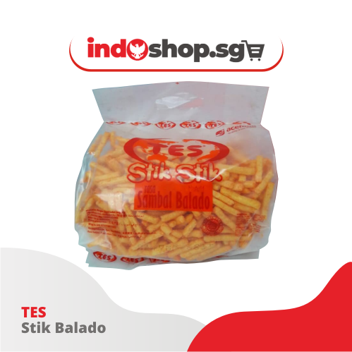 Tes Stik Balado 500g | Keripik Singkong Balado 500g | Spicy Corn Snack | Spicy Tapioca Snack | Acefood
