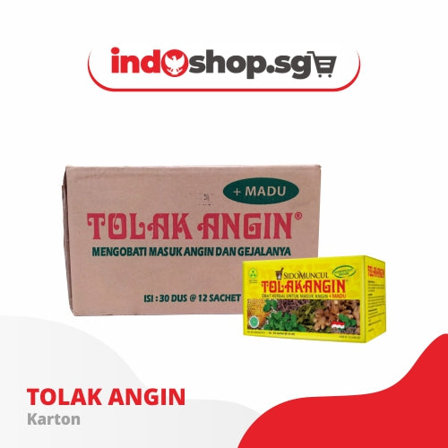 WHOLESALE Tolak Angin Cair 1 Carton 30 Box | 1 box 12 sachets | Original Madu