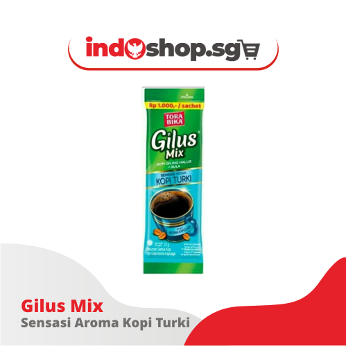 🛒 TORABIKA GILUS MIX INSTANT COFFEE 23G x 10 SACHETS | INDONESIAN BLACK COFFEE | PALM SUGAR | VANILLA | PANDAN | GINGER ☕