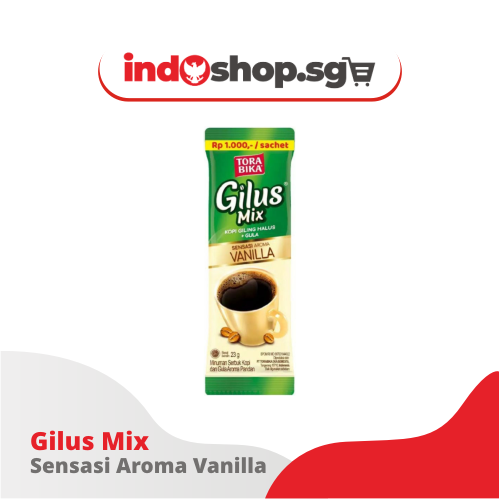 🛒 TORABIKA GILUS MIX INSTANT COFFEE 23G x 10 SACHETS | INDONESIAN BLACK COFFEE | PALM SUGAR | VANILLA | PANDAN | GINGER ☕