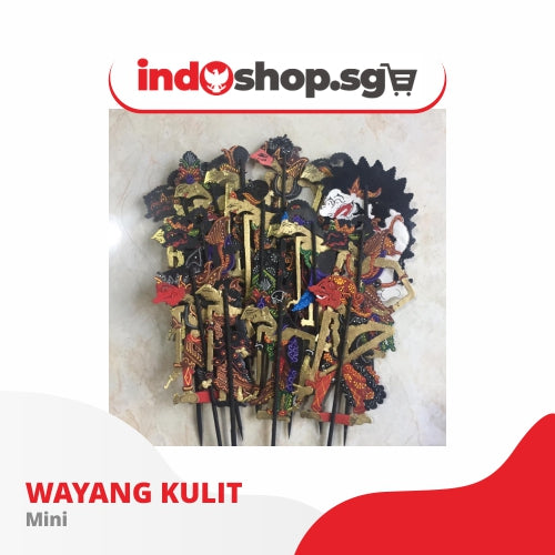 Javanese Puppet | Wayang Kulit Mini Bundle of 2 pcs