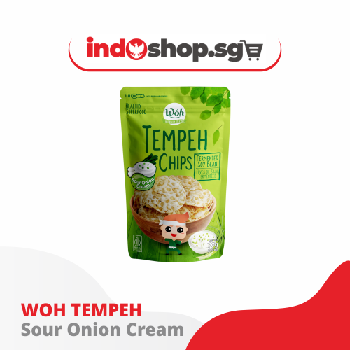 Woh Tempeh Chips 100 gr | Balado/Hot and Spicy | Barbecue | Seaweed #indoshop#
