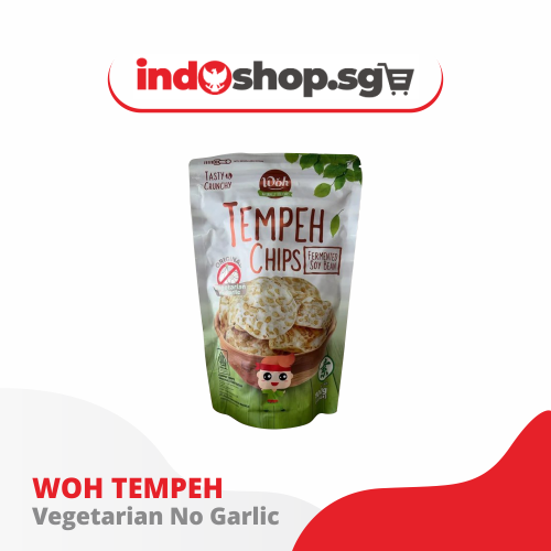 Woh Tempeh Chips 100 gr | Balado/Hot and Spicy | Barbecue | Seaweed #indoshop#
