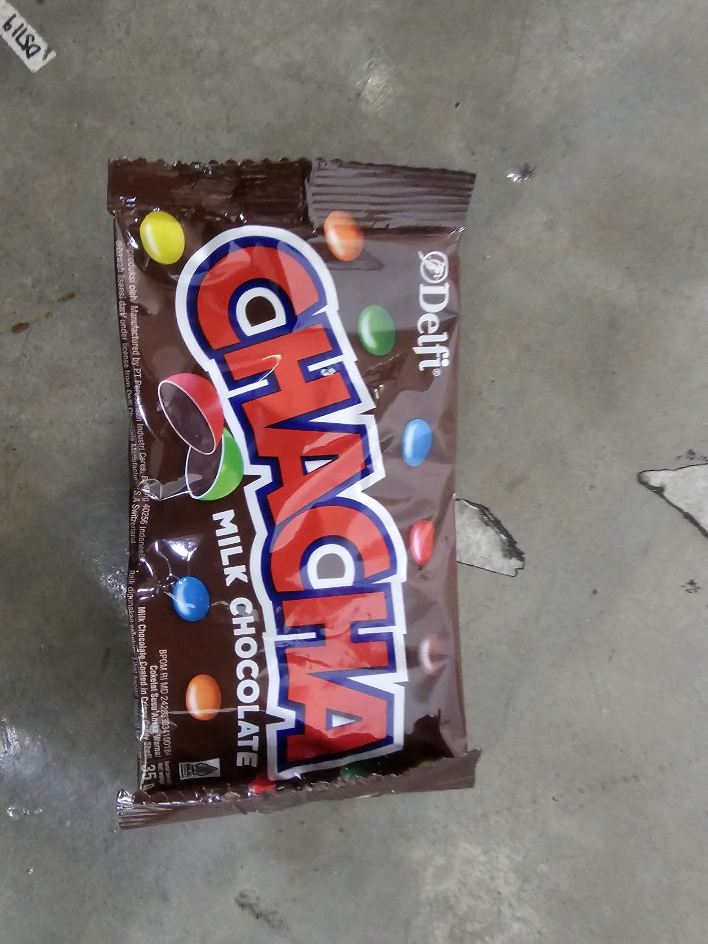 CHACHA Delfi Milk Chocolate Candy Coated Snack | Crunchy Chocolate Bites | Indonesian Sweet Treat