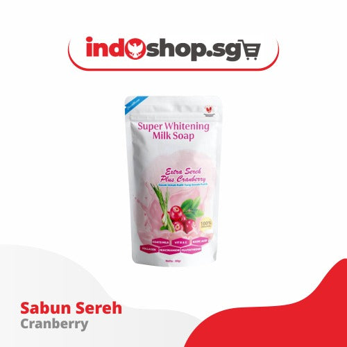 Sabun Sereh Cranberry Super Whitening Milk Soap