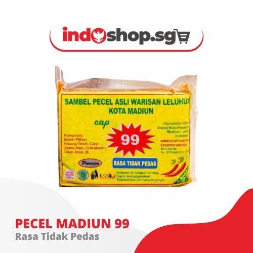 Peanut Sauce Sambel Pecel 99 Madiun | Bumbu Kacang Instant | Sambal Pecel | Peanut Sauce