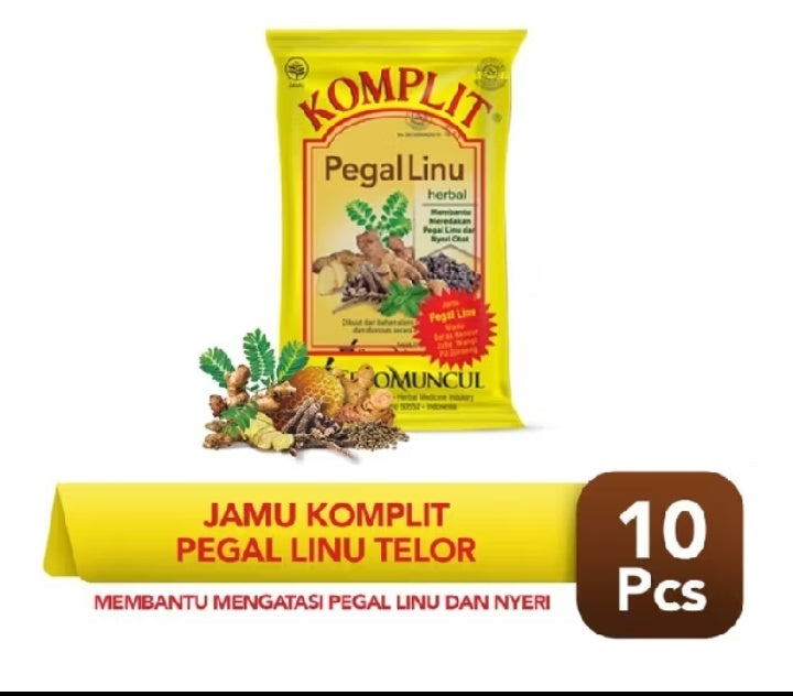 Herbal Remedies Complete Jamu Komplit 10pcs | Jamu Sehat Pria | Jamu Pegal Linu | Jamu Sehat Wanita | Jamu Tolak Angin