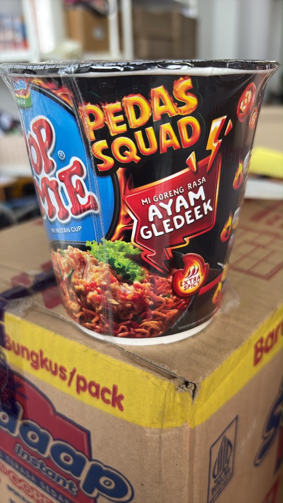 WHOLESALE Pop Mie Cup Bundle of 12 x @75GR | 1 Carton Mix Flavors |  Instant Noodle
