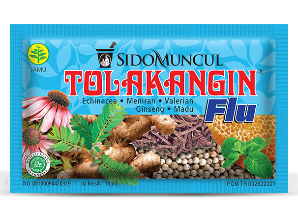 Tolak Angin Cair 1 box 12 sachets | Original Madu | Royal Jelly Sugar Free | Flu | Anak
