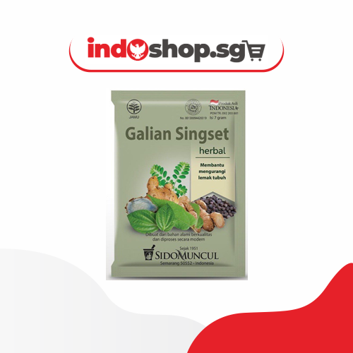 Natural Weight Management Jamu Galian Singset 10’s - Mengurangi Lemak Tubuh - SidoMuncul - Indoshop