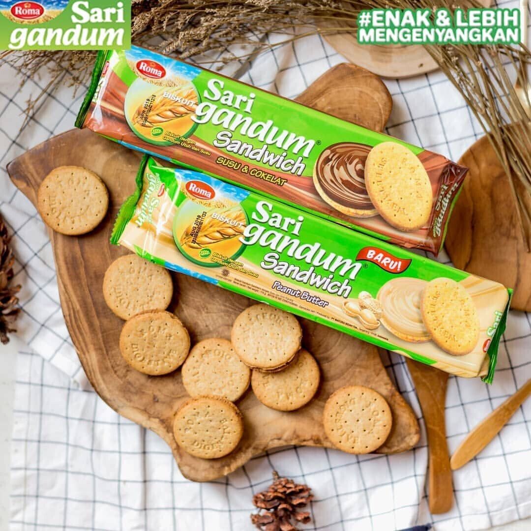 Wheat Biscuit | Roma Cokelat Biskuit Sari Gandum 108 gram bundle 2