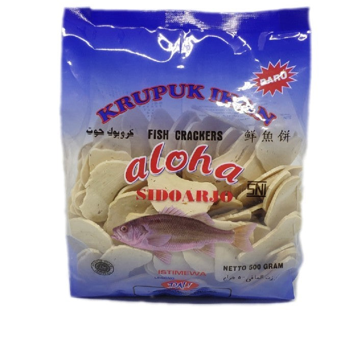 Aloha Mackerel Fish Cracker Raw | Kerupuk Ikan Tenggiri Istimewa 500g