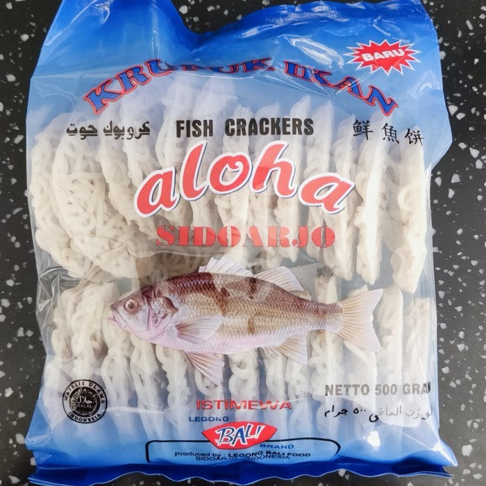 Aloha Mackerel Fish Cracker Raw | Kerupuk Ikan Tenggiri Istimewa 500g