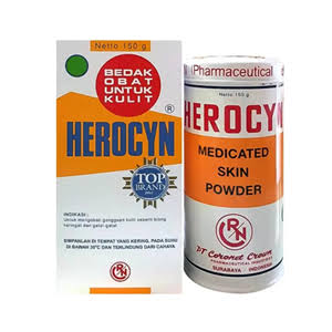 ✿ HEROCYN Medicated Skin Powder ✿ Bedak Obat Kulit | Relief for Itchy Skin & Prickly Heat Cooling & Soothing Powder | Family Skin Care