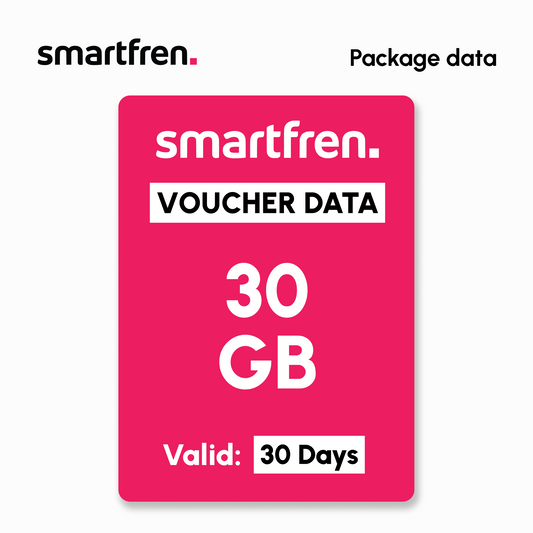 Mobile Data Smartfren - MixNet 30GB - 30 Days | #Digital_Indoshop.sg