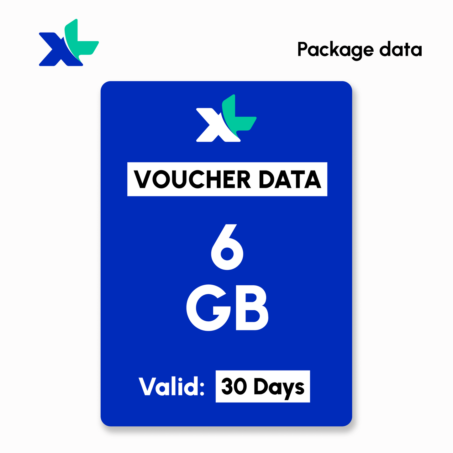 Mobile Data XL Data 6 GB 30 Days | #Digital_Indoshop.sg