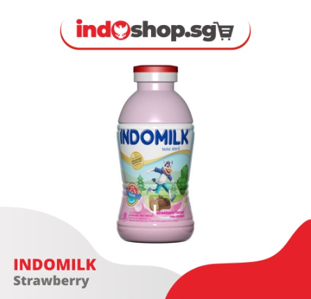 Susu Indomilk Botol 190 ml | Susu Indomilk Coklat | Indomilk Strawberry | Indomilk Vanilla Marie | Indomilk Melon