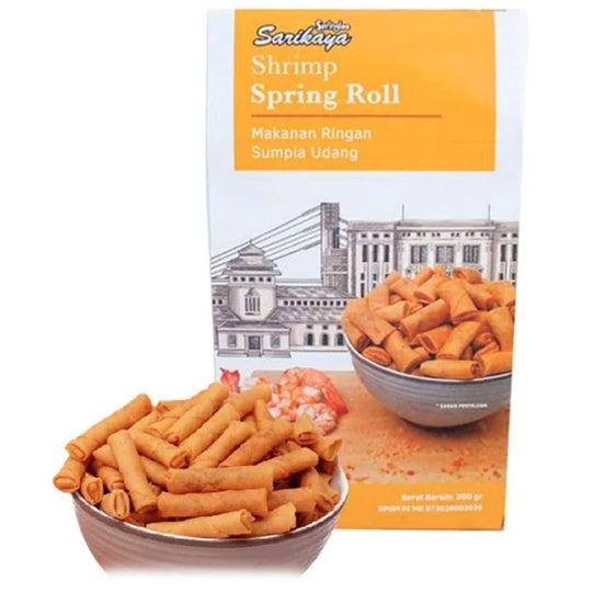 BOX Springlee Sarikaya Chilli Shrimp Spring Roll Sumpia Udang Pedas 200gr #indoshop#