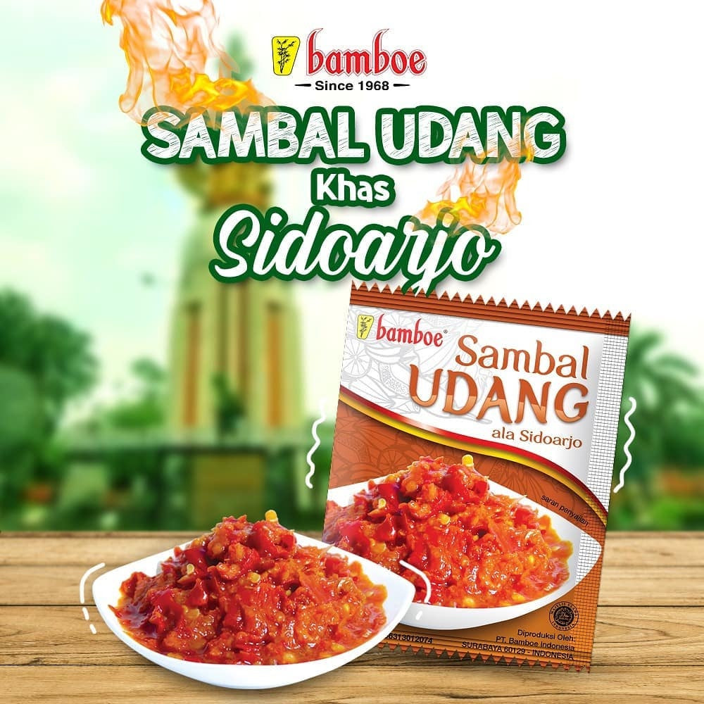 Bamboe Sambal Udang (Indonesian Prawn Chili Sauce) 10 pcs #indoshop#