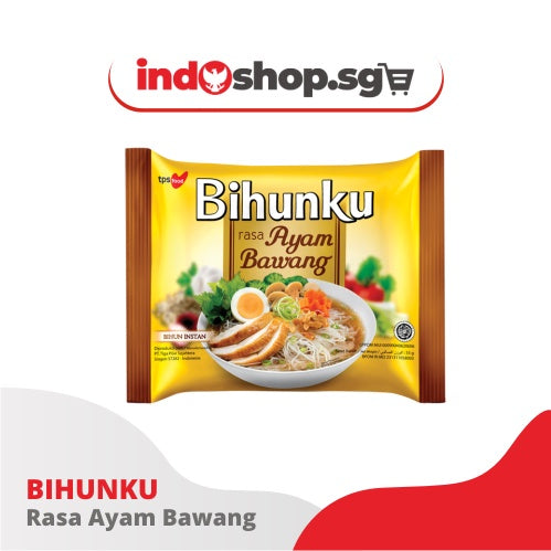 Mie Instan Bihunku Halal | Onion Chicken | Soto | Fried | Sour and Spicy | Indonesian Instant Rice Noodle BUNDLE OF 4PCS