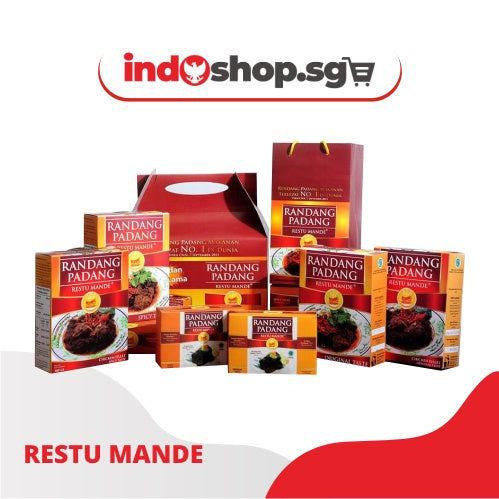 Rendang Padang Asli Daging Sapi Kering Original Restu Mande. Bukan Frozen Food 300 gram