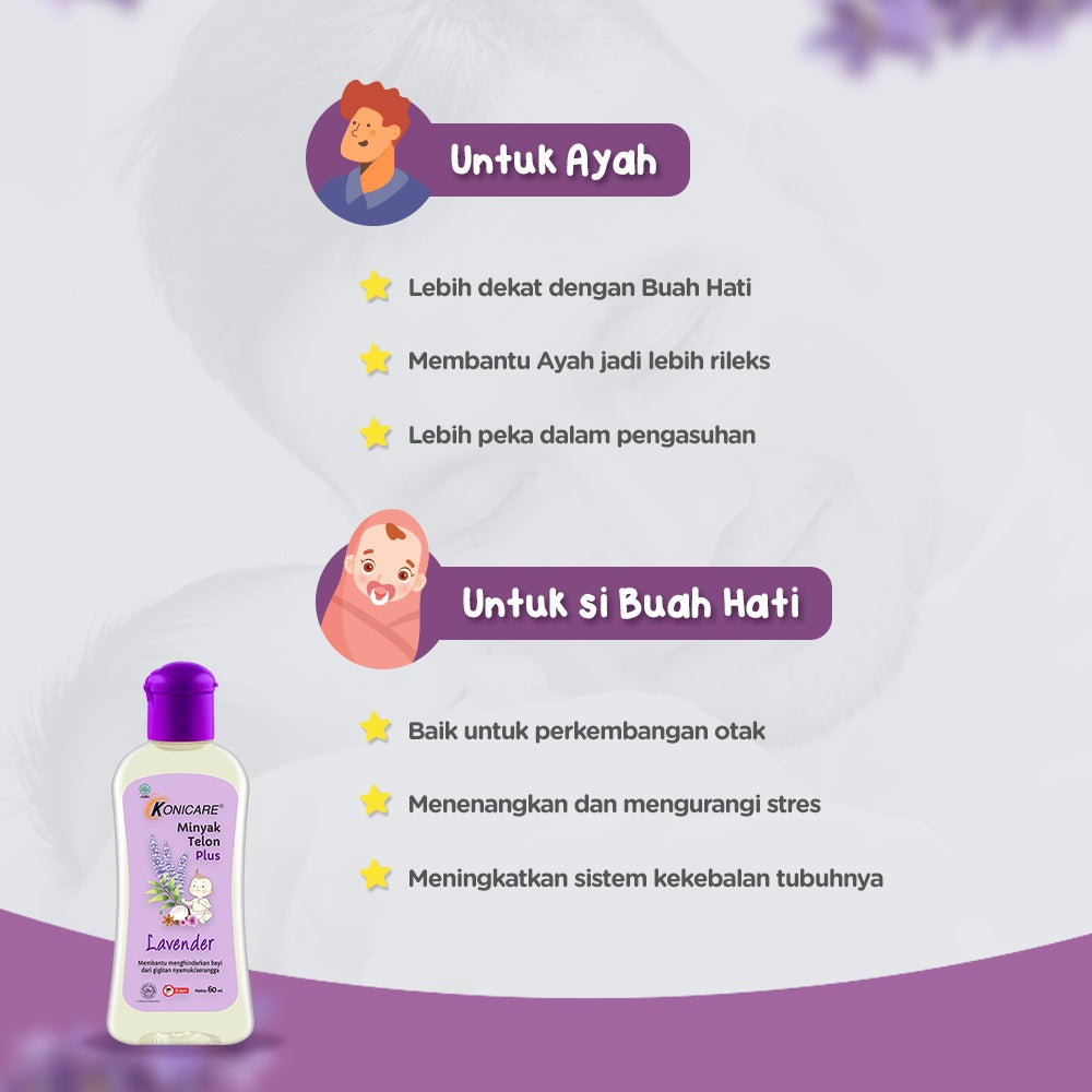 Traditional Baby Oil Eucalyptus Fennel Coconut Oil | Minyak Telon Oil Konicare 60ml 125ml