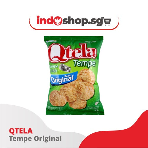Qtela Tempe 55gr | Tempeh Snack | Soybean Chip Healthy Snack #indoshop#