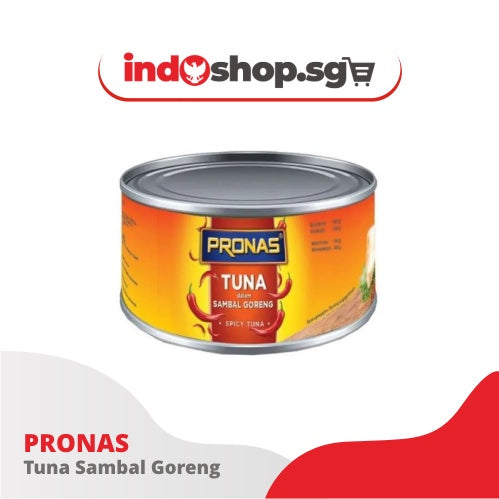 Pronas Tuna Sambal Goreng 185g dalam kemasan EOE (Easy Open End) | Tuna Fried Chili