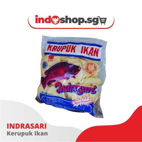 Krupuk Udang Indrasari 250gr | Kerupuk Ikan Indrasari | Indonesian Fish Cracker | Prawn Cracker | Keropok | Kerupuk