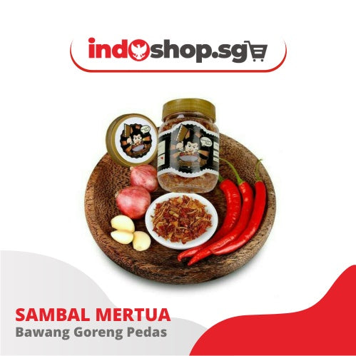 Sambal Mertua - Bawang Goreng Pedas (80 gr) | Sambel | Indonesian Chili