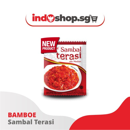 Bamboe Belacan Shrimp Chili Paste | Sambal Terasi (Indonesian Shrimp Paste Chili Sauce) 10 pcs #indoshop#