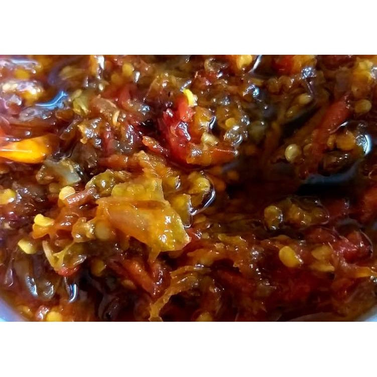 Makanan Pelengkap Sambal Sambel Mertua Ebi Pedas Bawang Udang Kering (180 gram) | Indonesian Chili