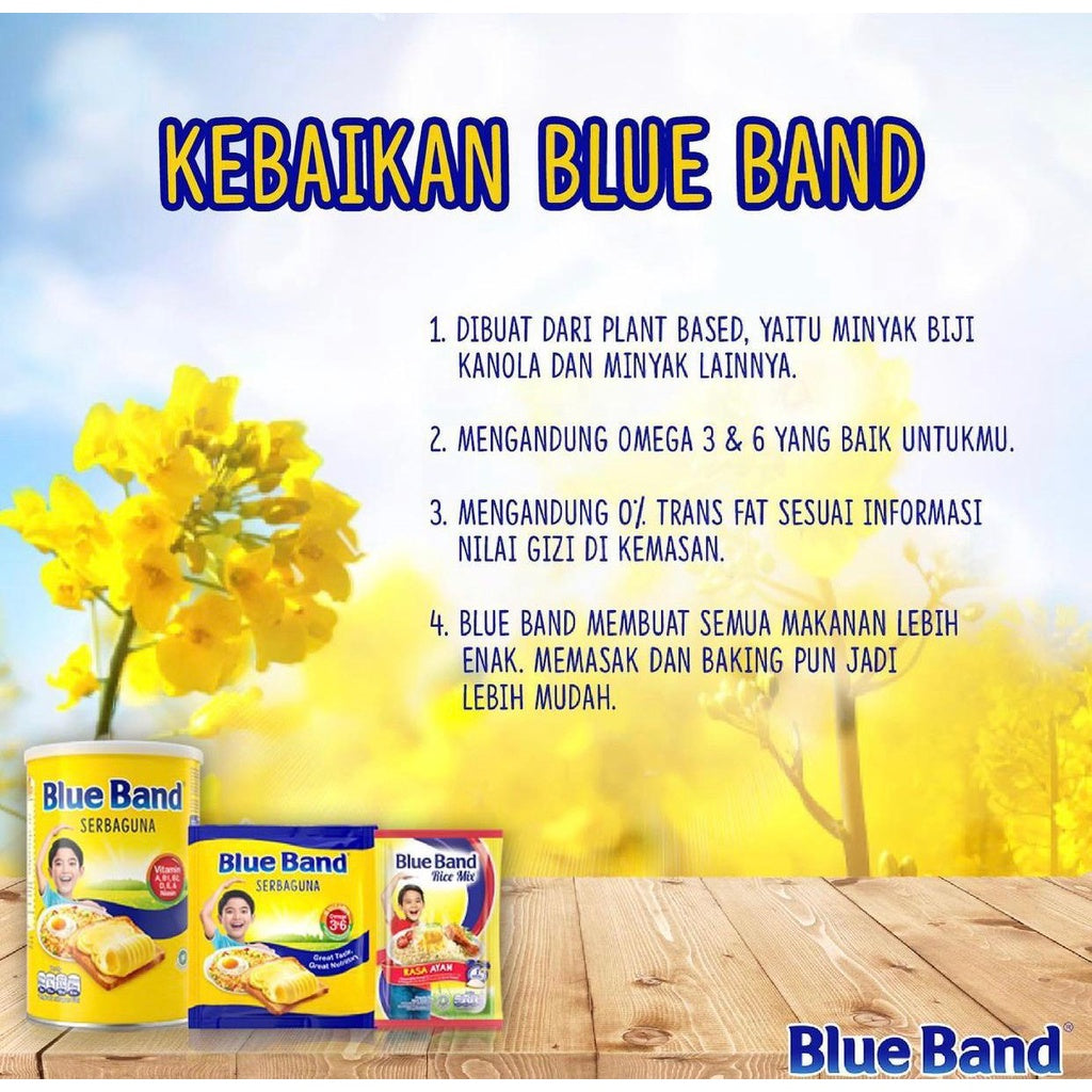 Blue Band Serbaguna Margarine 200gr #indoshop#