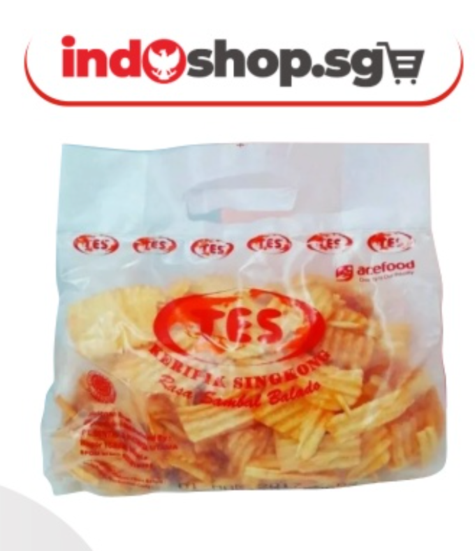 Tes Stik Balado 225g | Keripik Singkong Balado 500g | Spicy Corn Snack | Spicy Tapioca Snack | Acefood