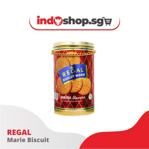 Regal Marie Biskuit 250 gr | Regal Marie Biskuit 550 gr small can | Regal Marie Biskuit 1kg big can #indoshop#